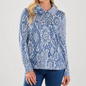 FDJ FRENCH DRESSING LONG SLEEVE COWL NECK SWEATER nwt S